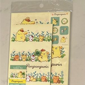 Pompompurin and Little Twin Stars Sanrio Letter Set